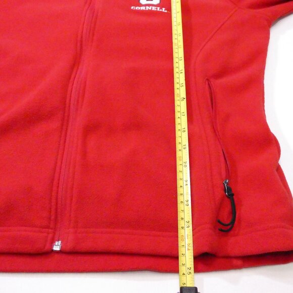 Columbia x Cornell University Red Fleece Jacket XL – Full Zip - Picture 8 of 10